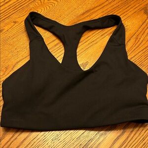 Old Navy Black Racerback Sports Bra